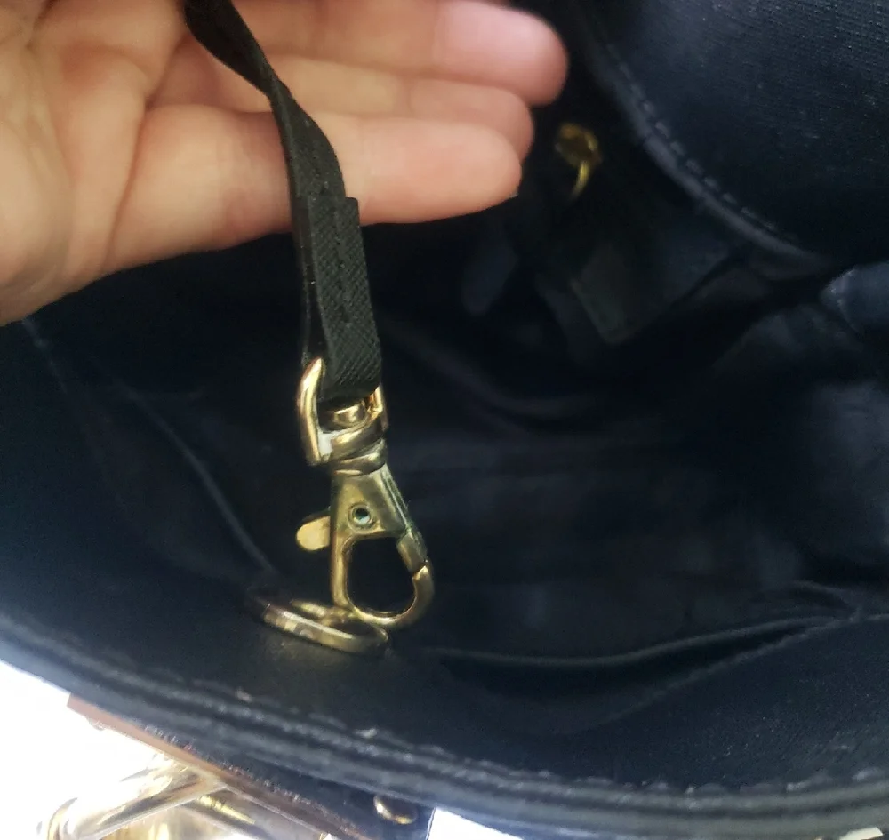 Michael Michael Kors Black Satchel Shoulder Bag